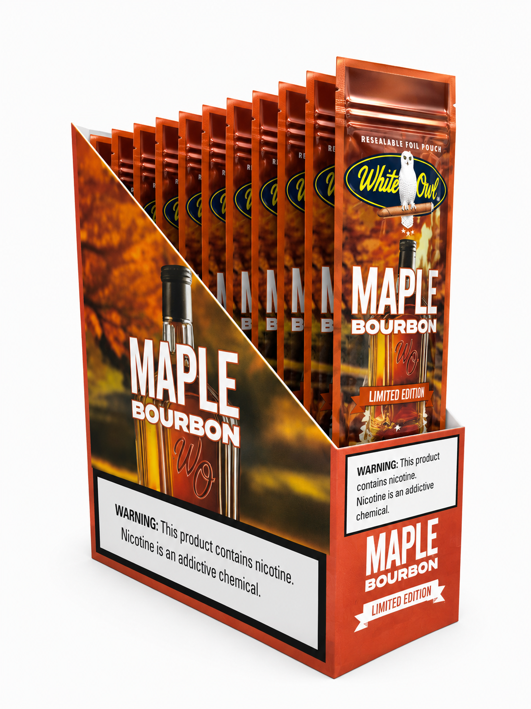 White Owl Maple Bourbon 2pk Box of 15 Pack