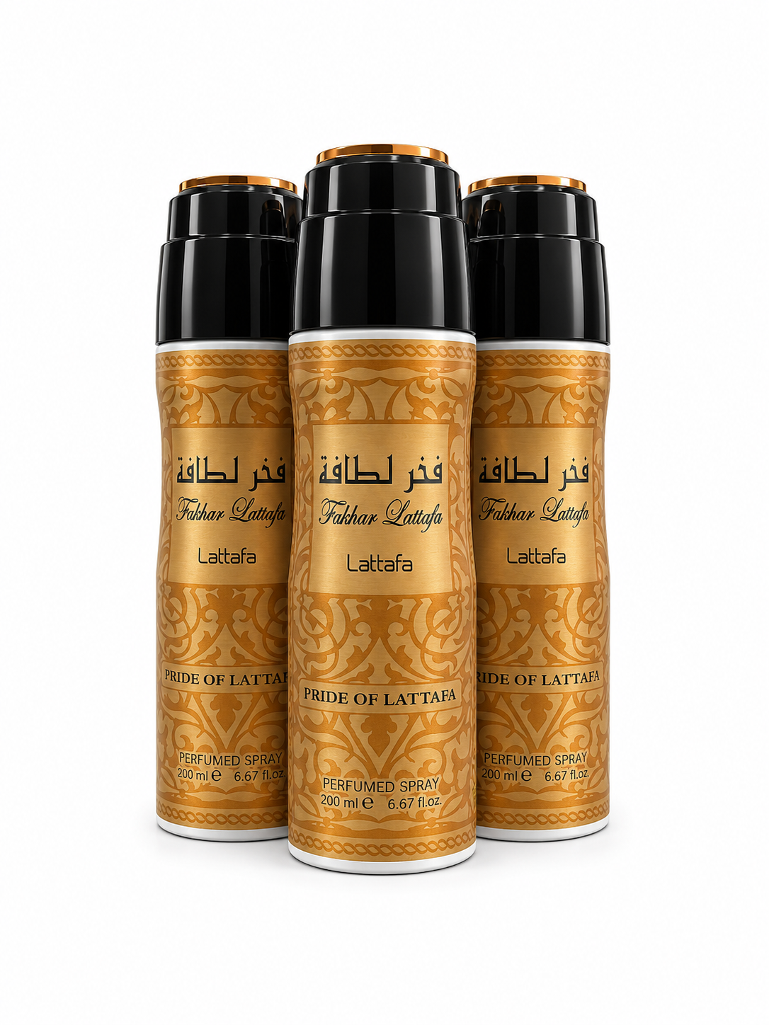 Lattafa Fakhar Lattafa Perfumed Body Spray 6.7 Oz (200 ml)