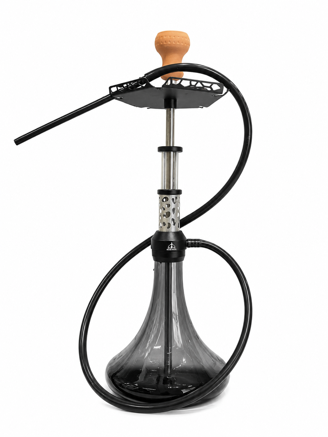 Premium Hookah Set – Modern Luxury Glass Shisha with Hose & Clay Bowl #1