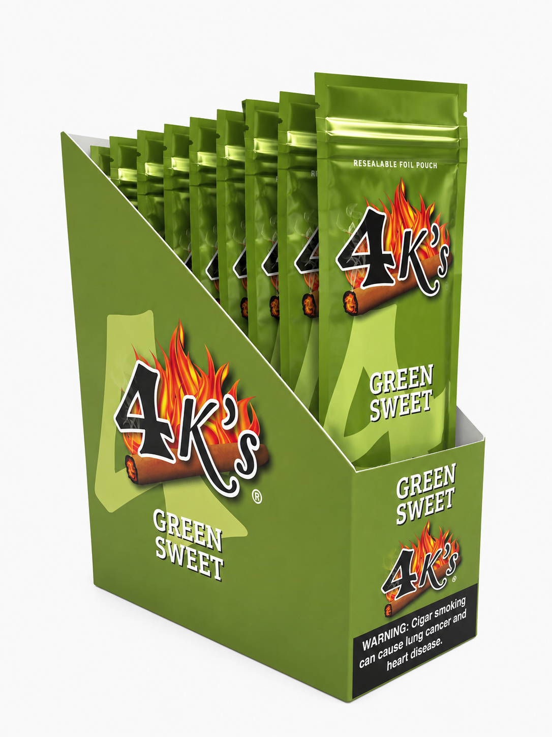 4K’s Cigar Green Sweet 4PK Box of 15 Pack