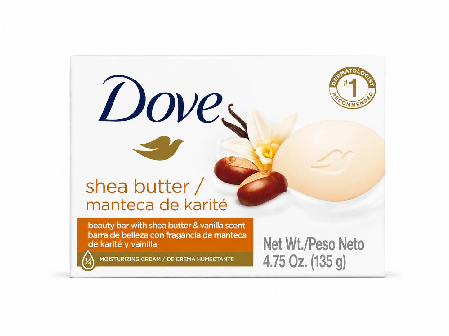 Dove Shea Butter / Manteca De Karité Bar Soap 135gm 4.75 oz
