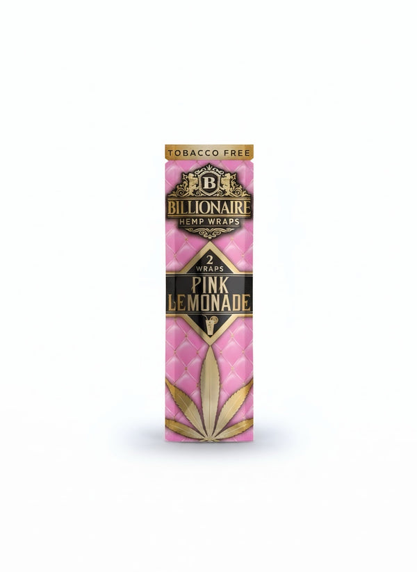 Billionaire Hemp Wrape Pink Lemonade 2PK