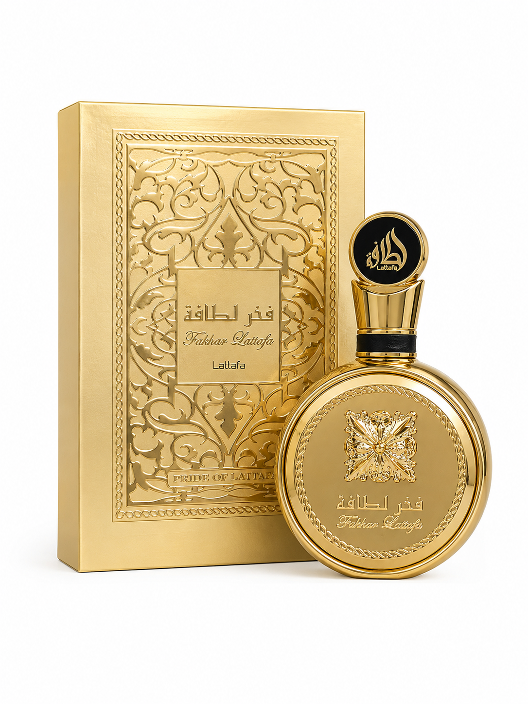 Lattafa Fakhar Gold Extrait - Floral, Amber, Woody - Eau de Parfum Fragrance for Unisex, 3.40 Oz 100 ml