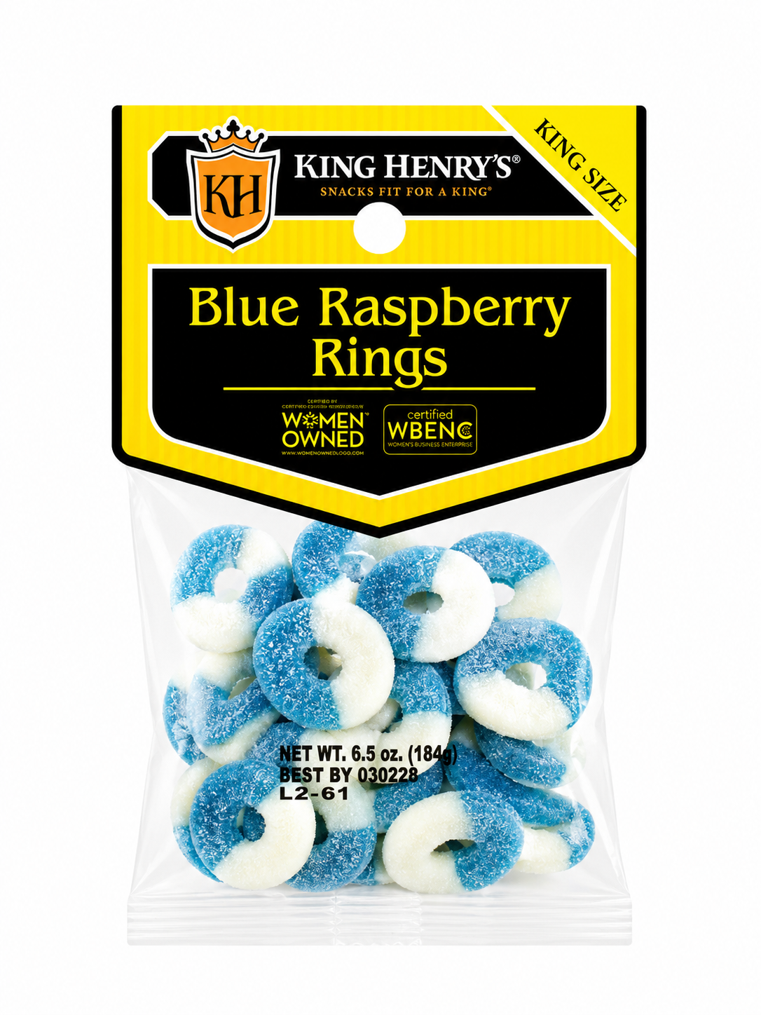 King Henry’s Blue Raspberry Rings