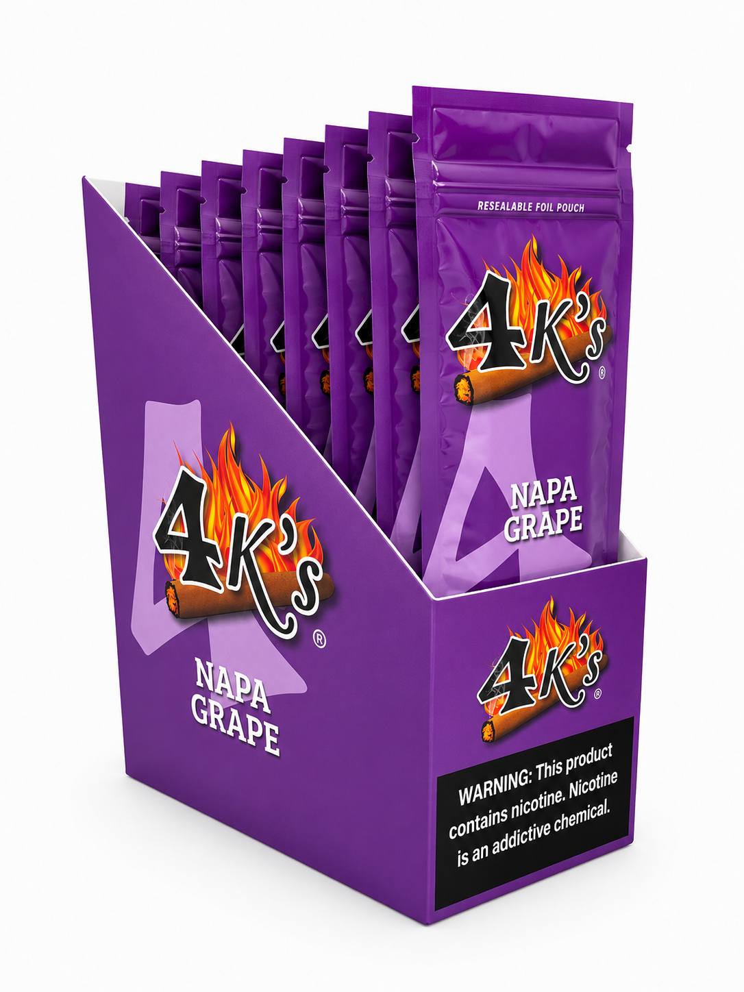 4K’s Cigar Napa Grape 4PK Box of 15 Pack