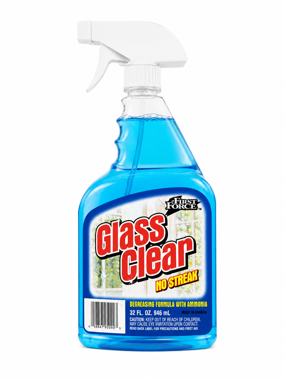 First Force Glass Cleaner, 32 Oz
