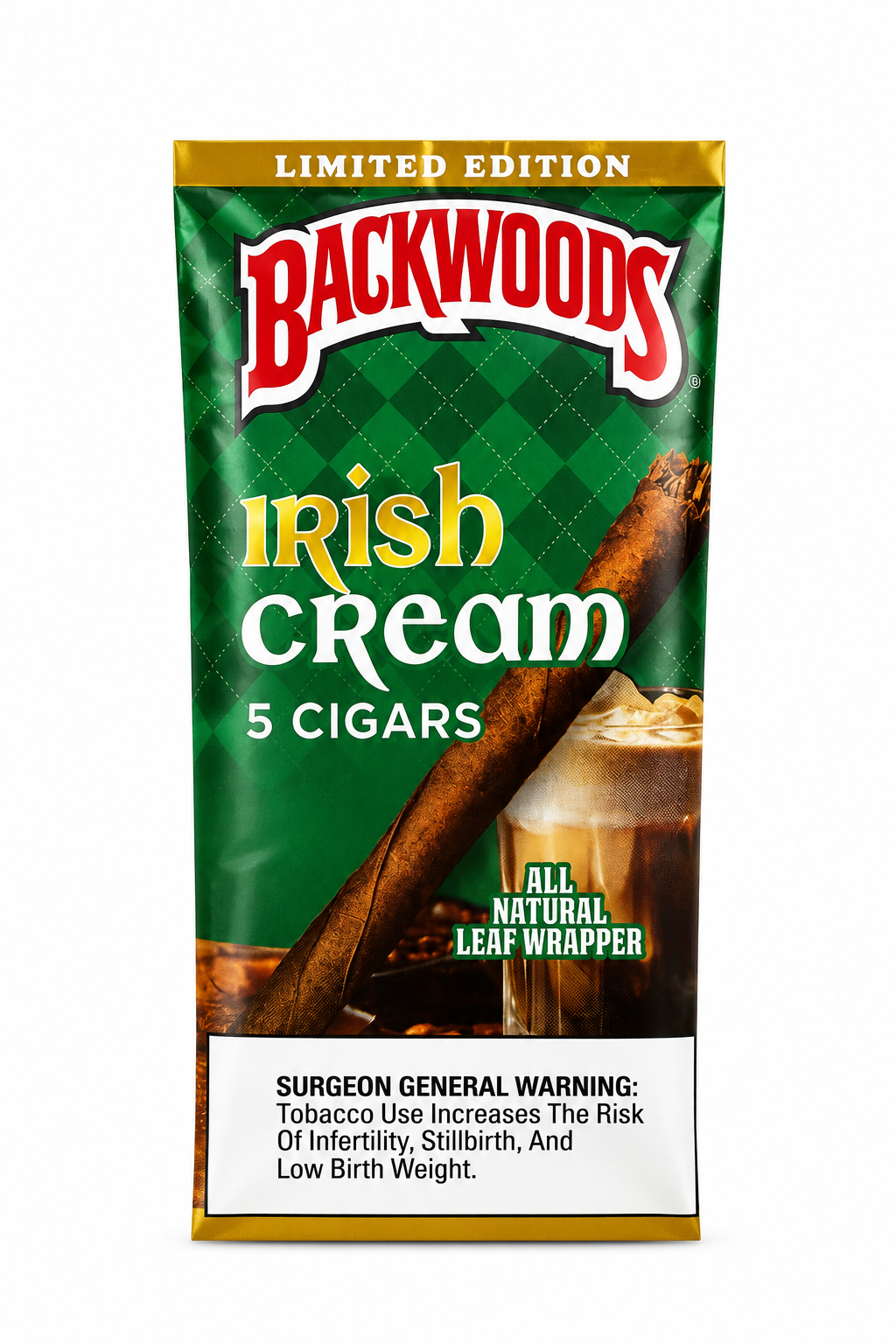 Backwoods Irish Cream 5PK