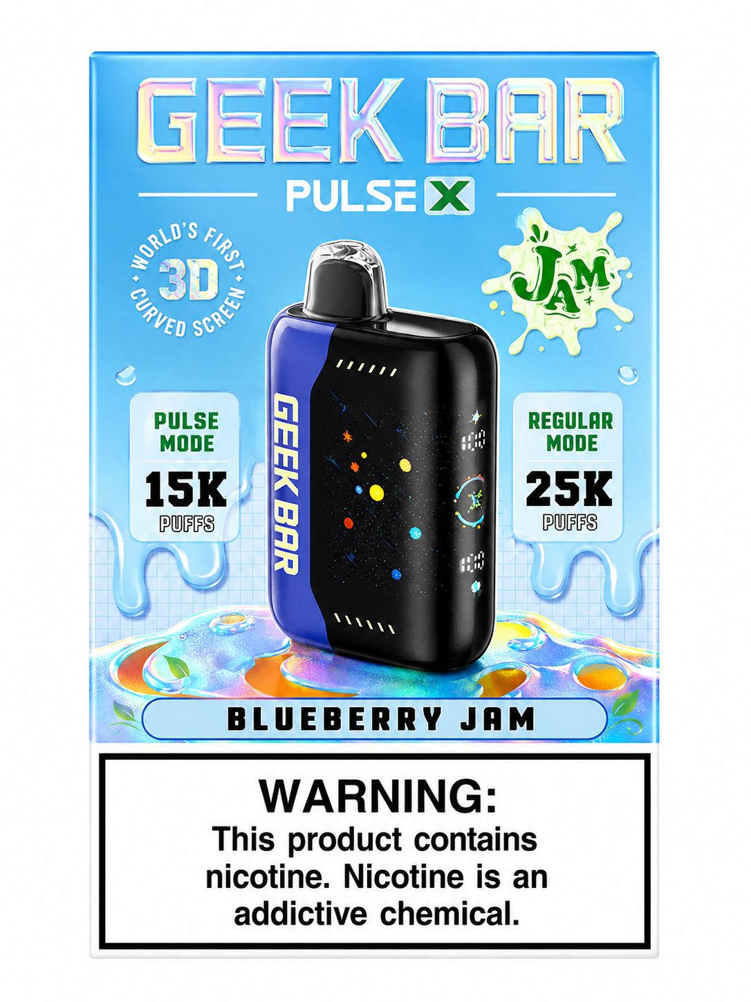 Geek Bar 25K Blueberry Jam