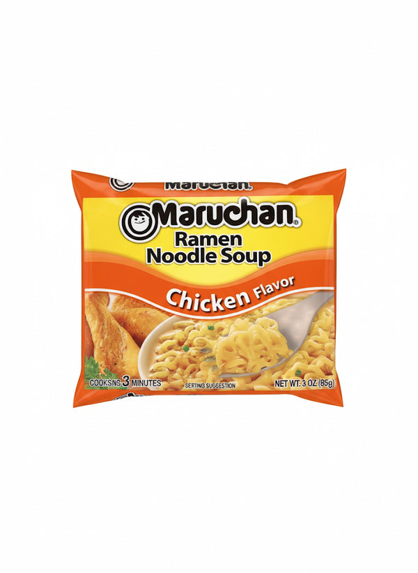 Maruchan Ramen Noodle Soup, Chicken Flavor Instant Noodles, Shelf Stable, 3 oz