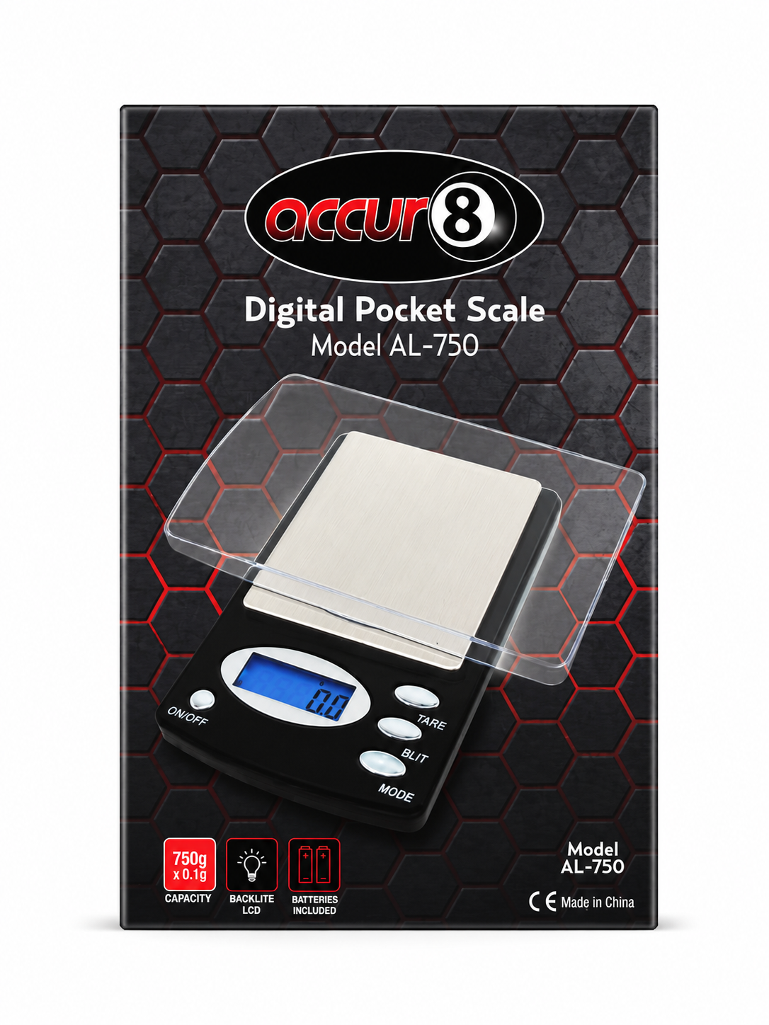 Accur8 Digital Scale 750g/0.1g 5in