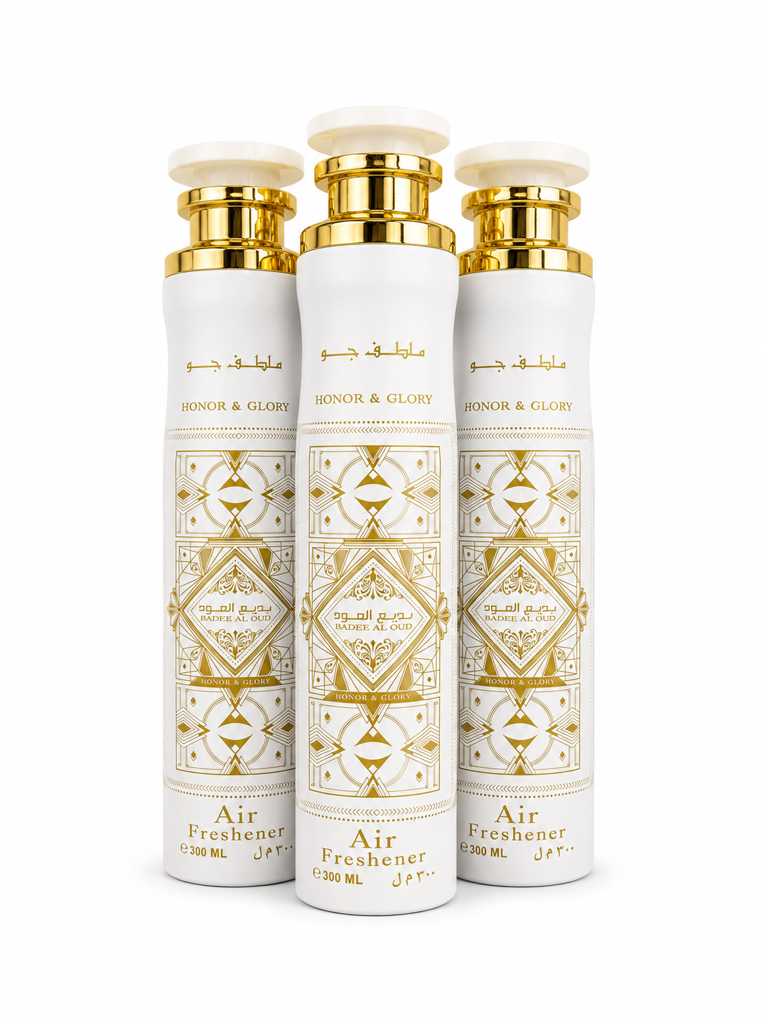 Lattafa Bade'e Al Oud Honor & Glory – Gourmand, Spicy, Woody, Amber – Air Freshener, 10.1 Oz 300 ml