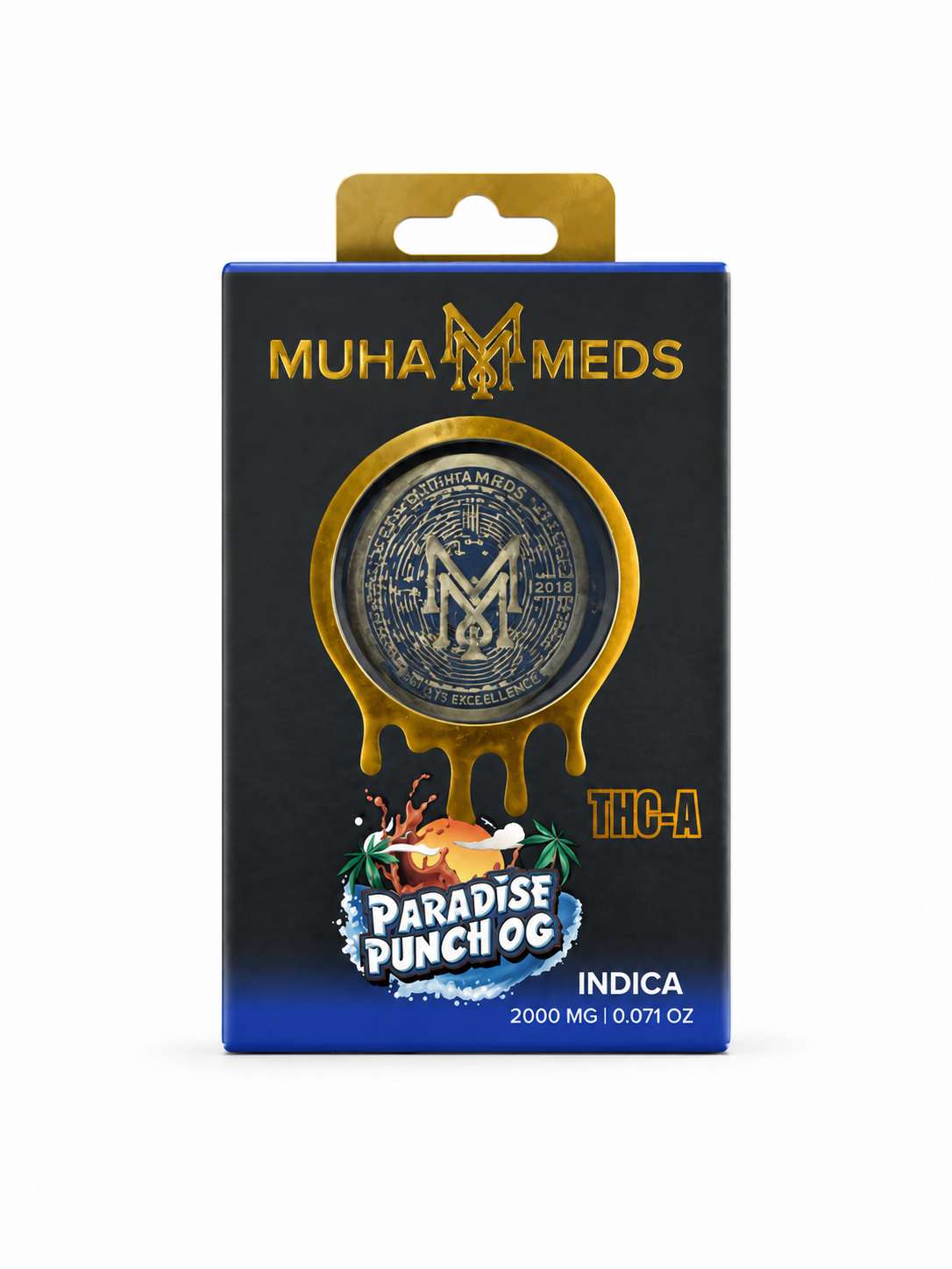 Muha Meds Paradise Punch OG Indica 2G Cartridge