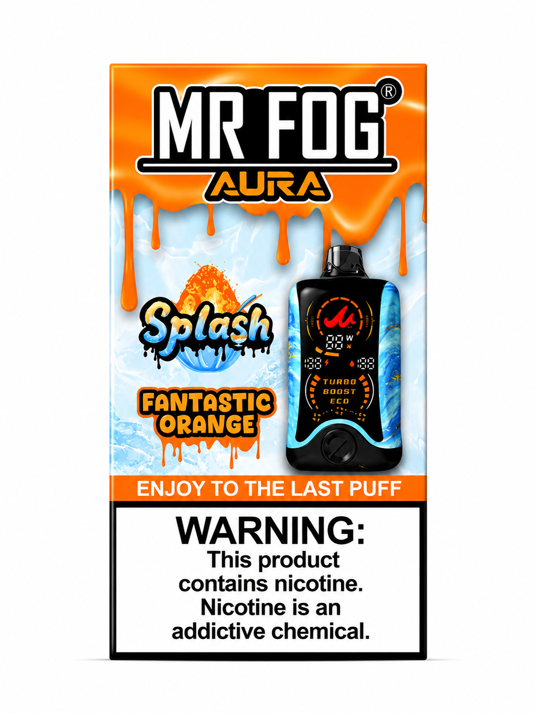MR FOG AURA 60K Splash Fantastic Orange