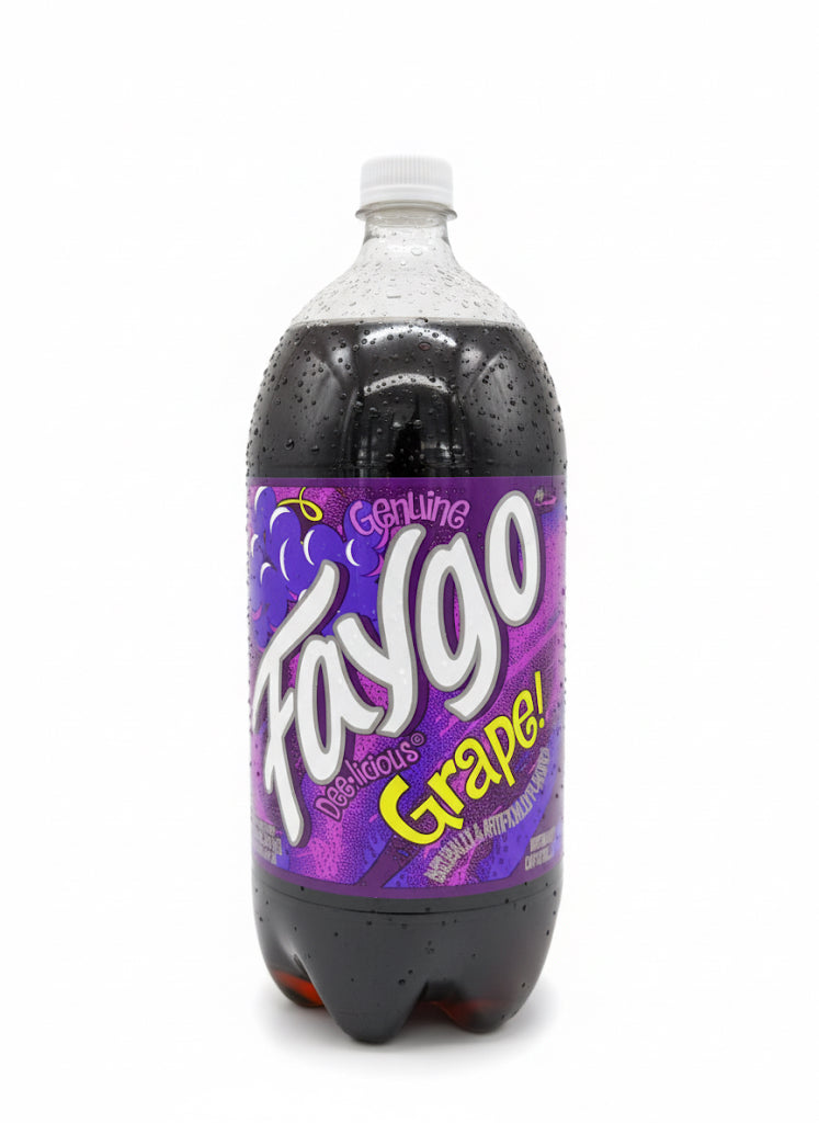 Faygo Grape Soda Pop, 2 Liter