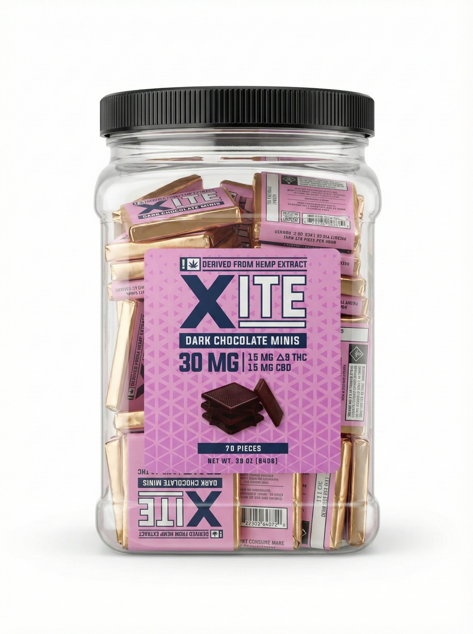 Xite D9 + CBD Dark Chocolate Minis