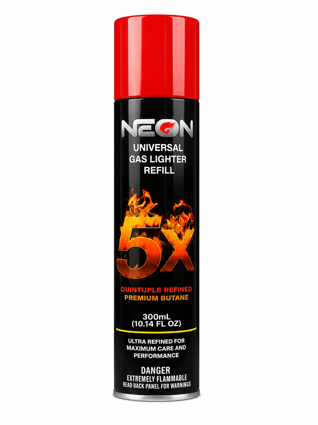 Neon Universal Gas Lighter Refill- 5X Refined Premium Butane