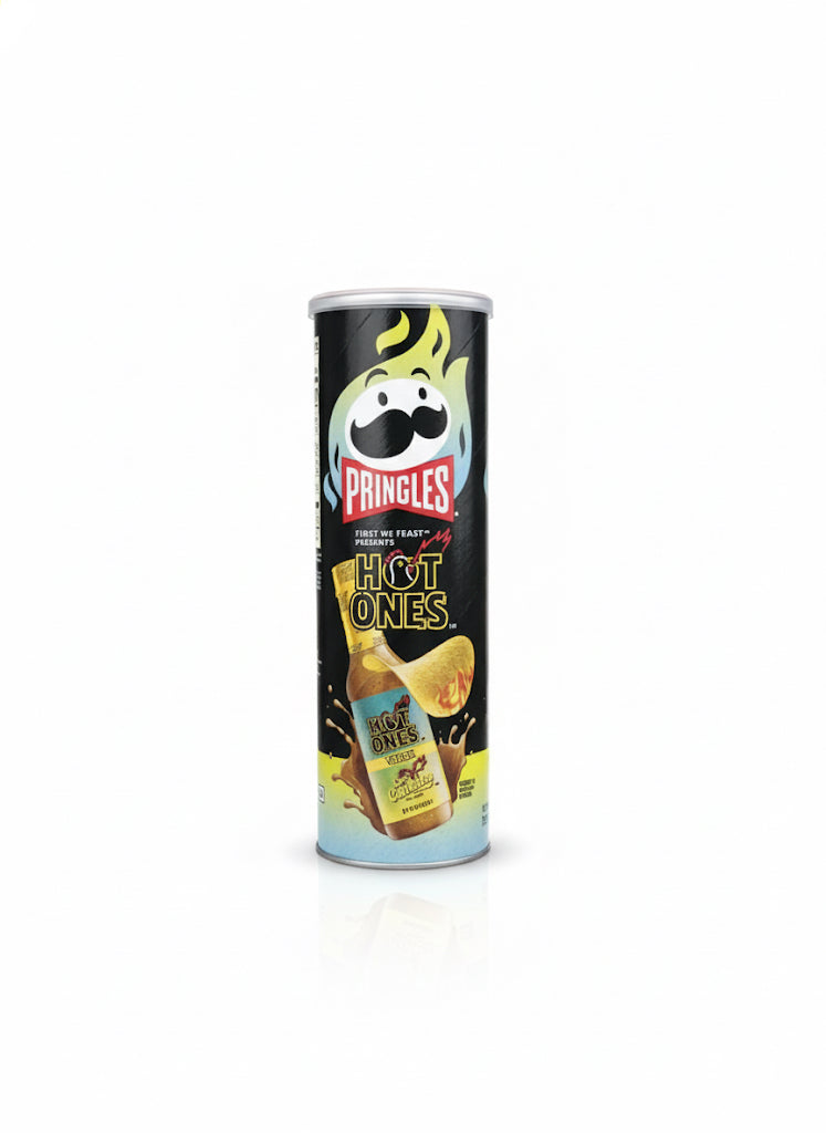 Pringles Hot Ones Verde Potato Crisps Chips, Spicy Snacks, 5.5 oz