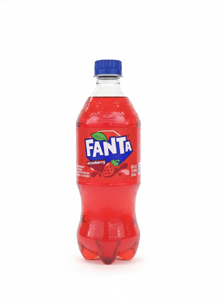 Fanta Strawberry Soda - 20 oz