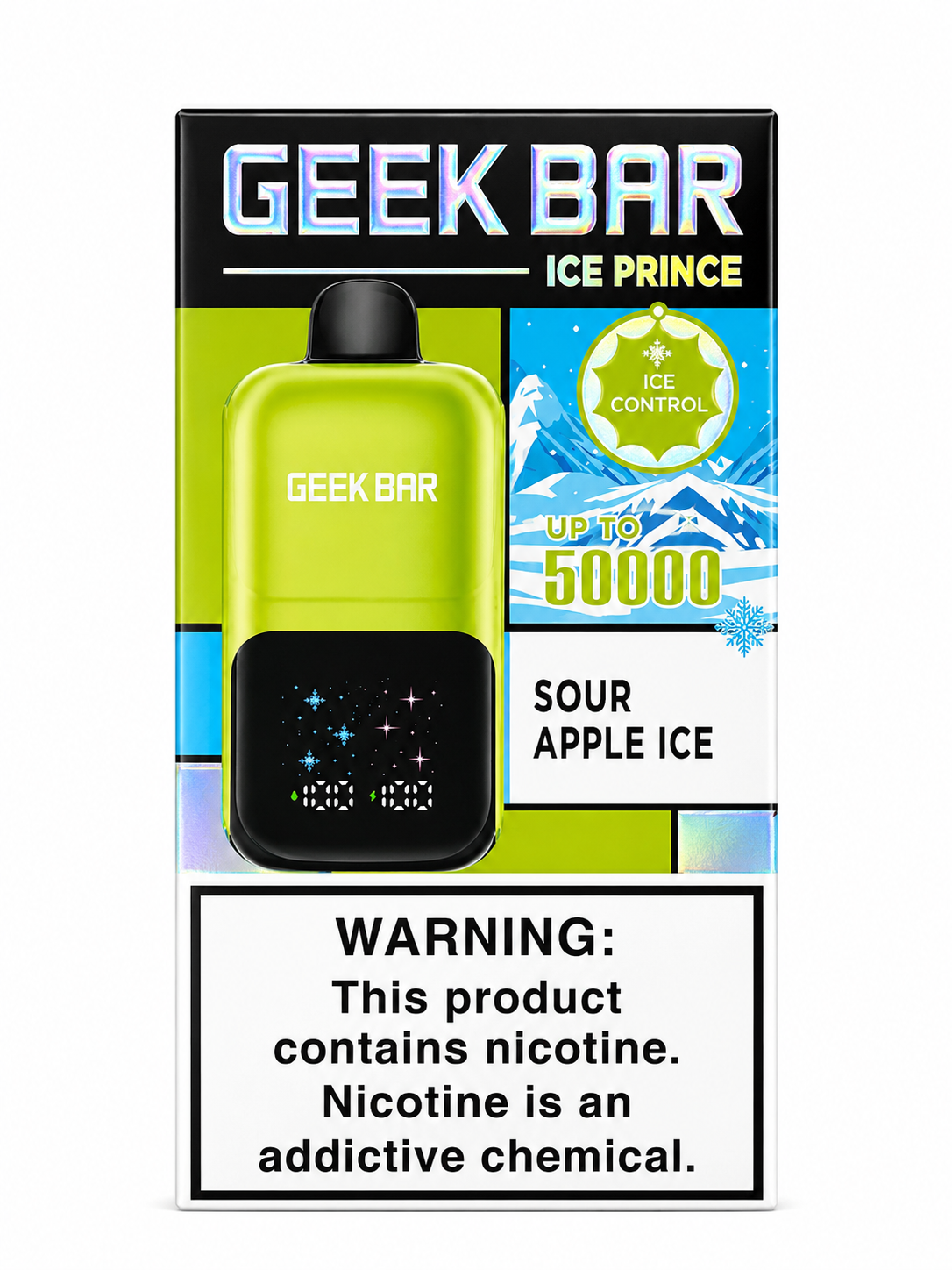 Geek Bar Ice Prince 50K Sour Apple Ice