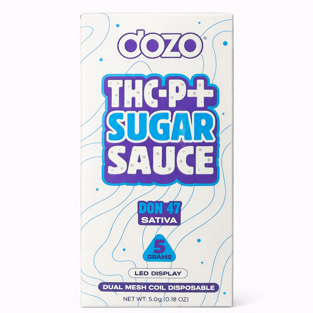 Dozo Thc-p Sugar Sauce Disposable 5g Don 47 Sativa