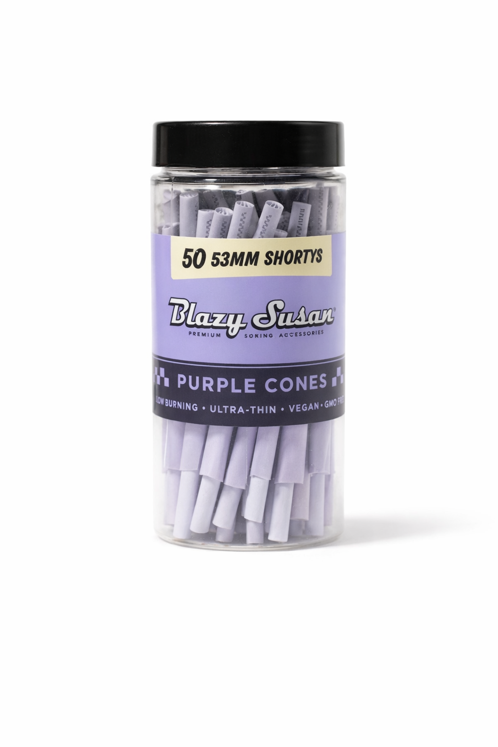 Blazy Susan Purple Cones 50 53mm Shorty’s Size Jar