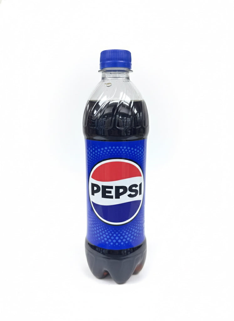 Pepsi Cola Soda Pop, 16.9 fl oz Bottle