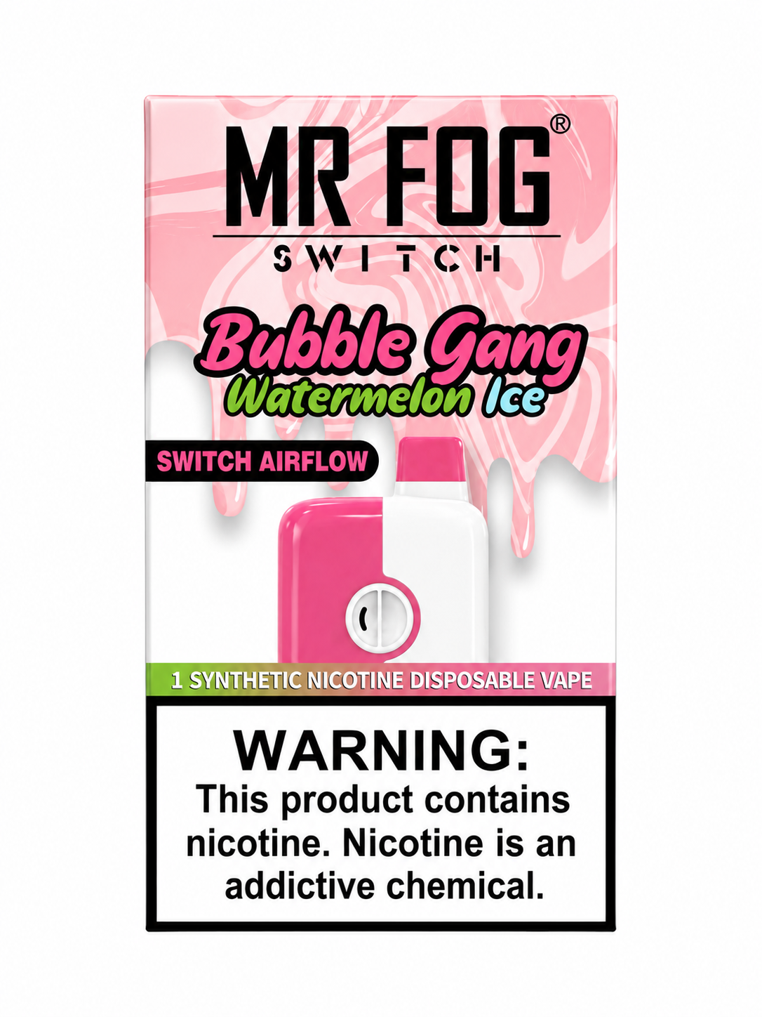 Mr Fog 5500 Bubble Gang Watermelon Ice
