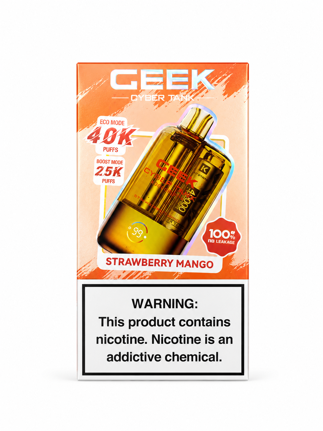 Geek Cyber Tank 40K Strawberry Mango