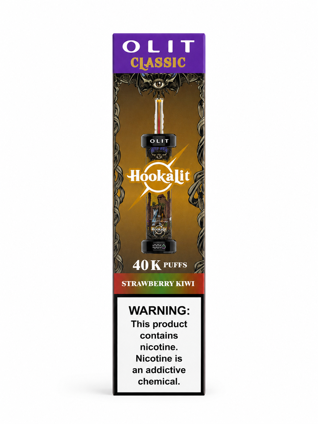 Olit Hookah Lit 40K Strawberry Kiwi