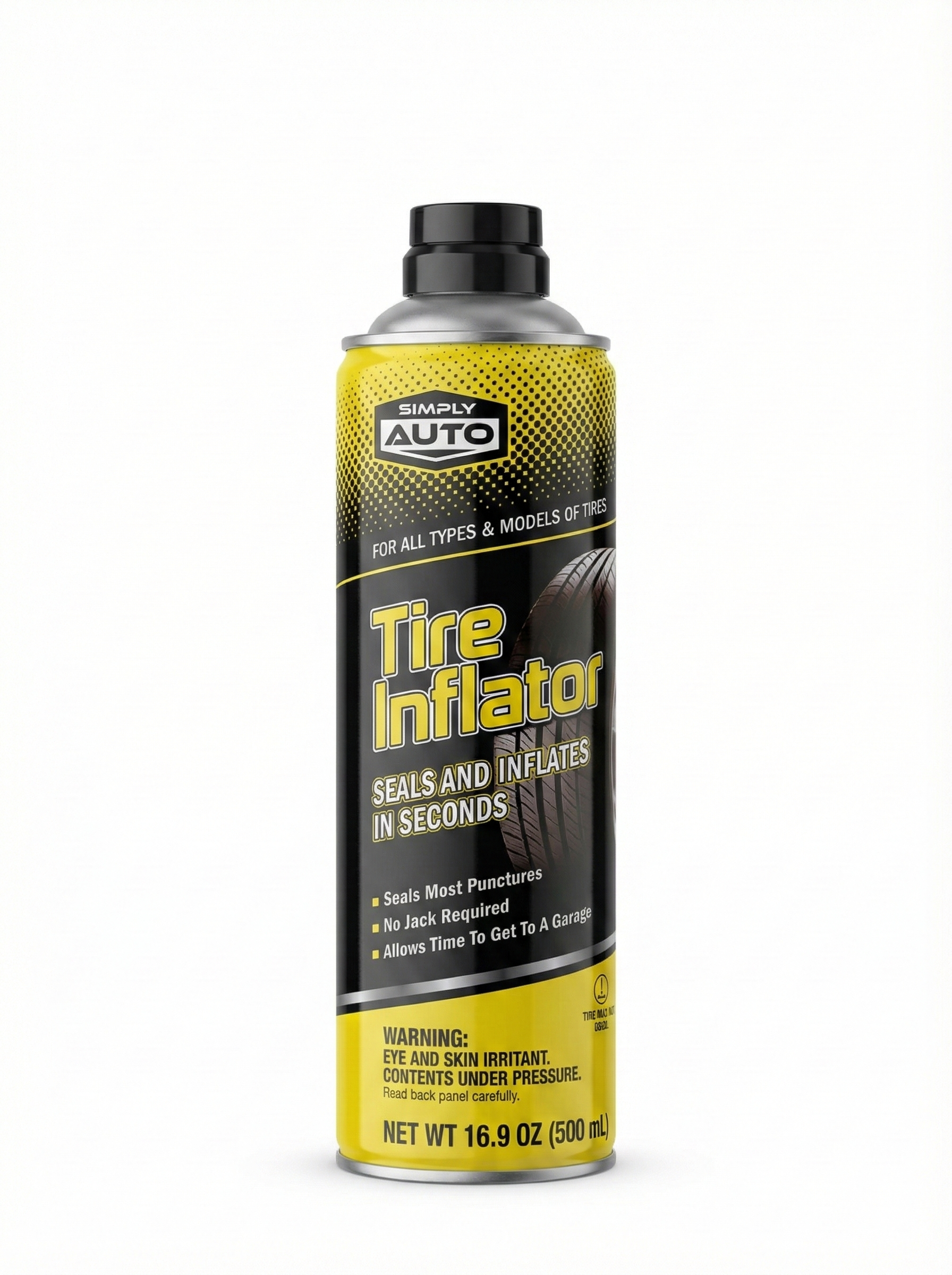 Simply Auto Tire Inflator – Seals and Inflates in Seconds