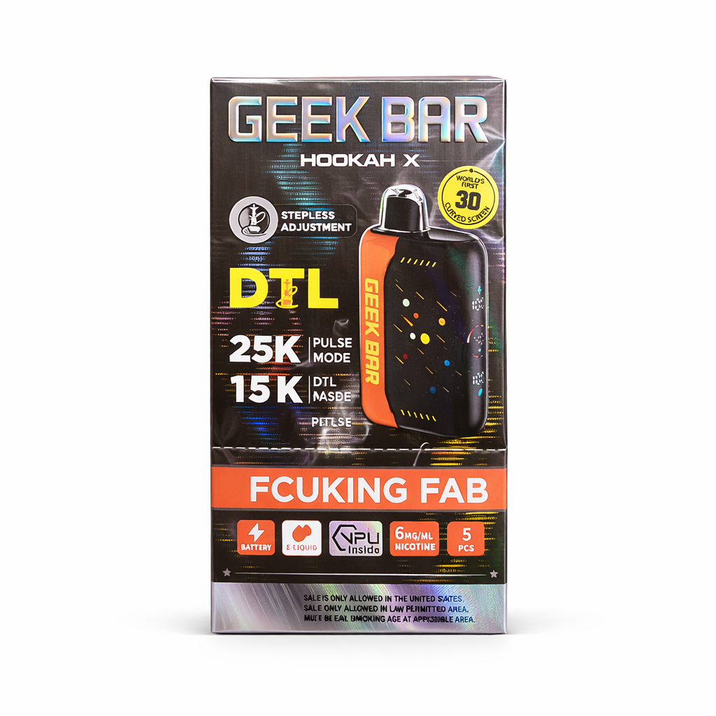 Geek Bar Hookah X 25K Fucking Fab