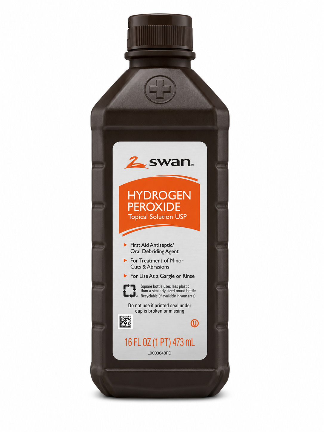 Swan Hydrogen Peroxide Antiseptic Solution 16oz