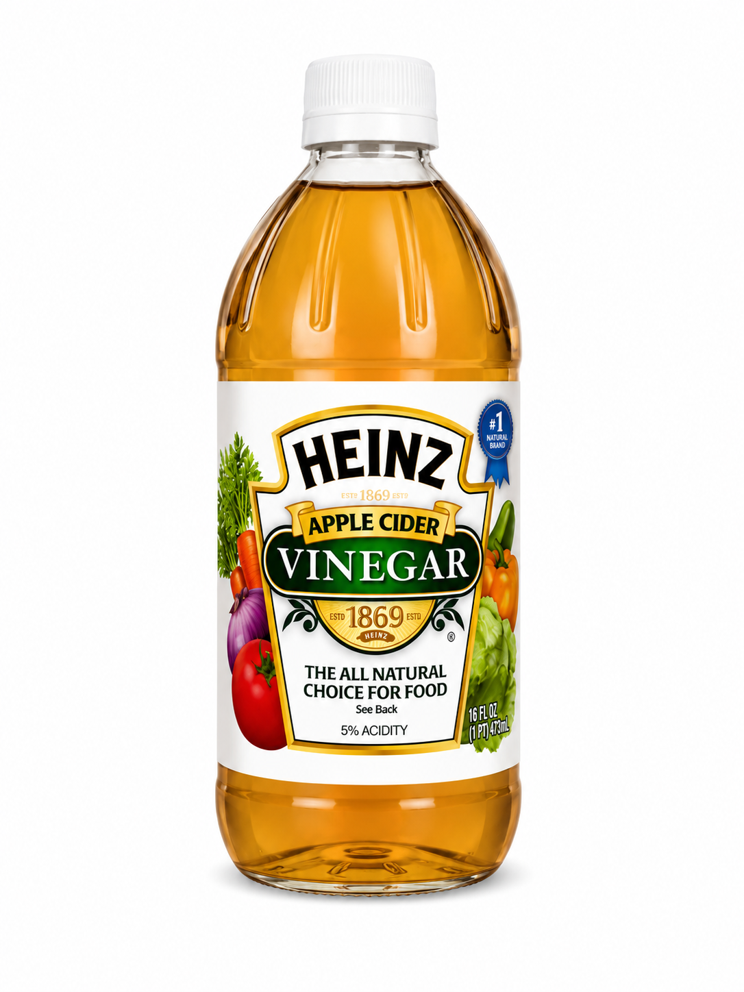 Heinz All Natural Distilled Apple Cider Vinegar with 5% Acidity
