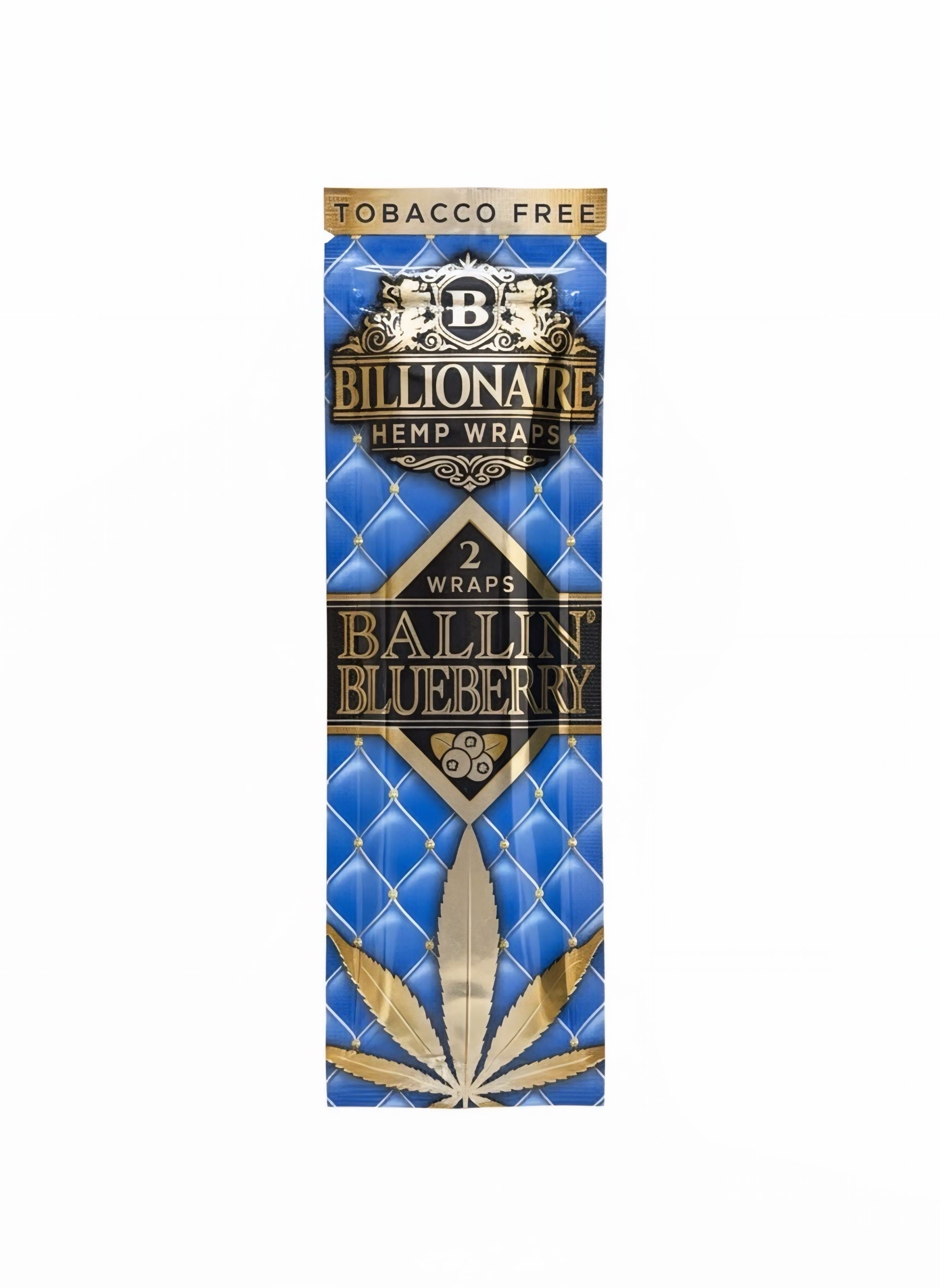 Billionaire Hemp Wrape Ballin Blueberry 2PK