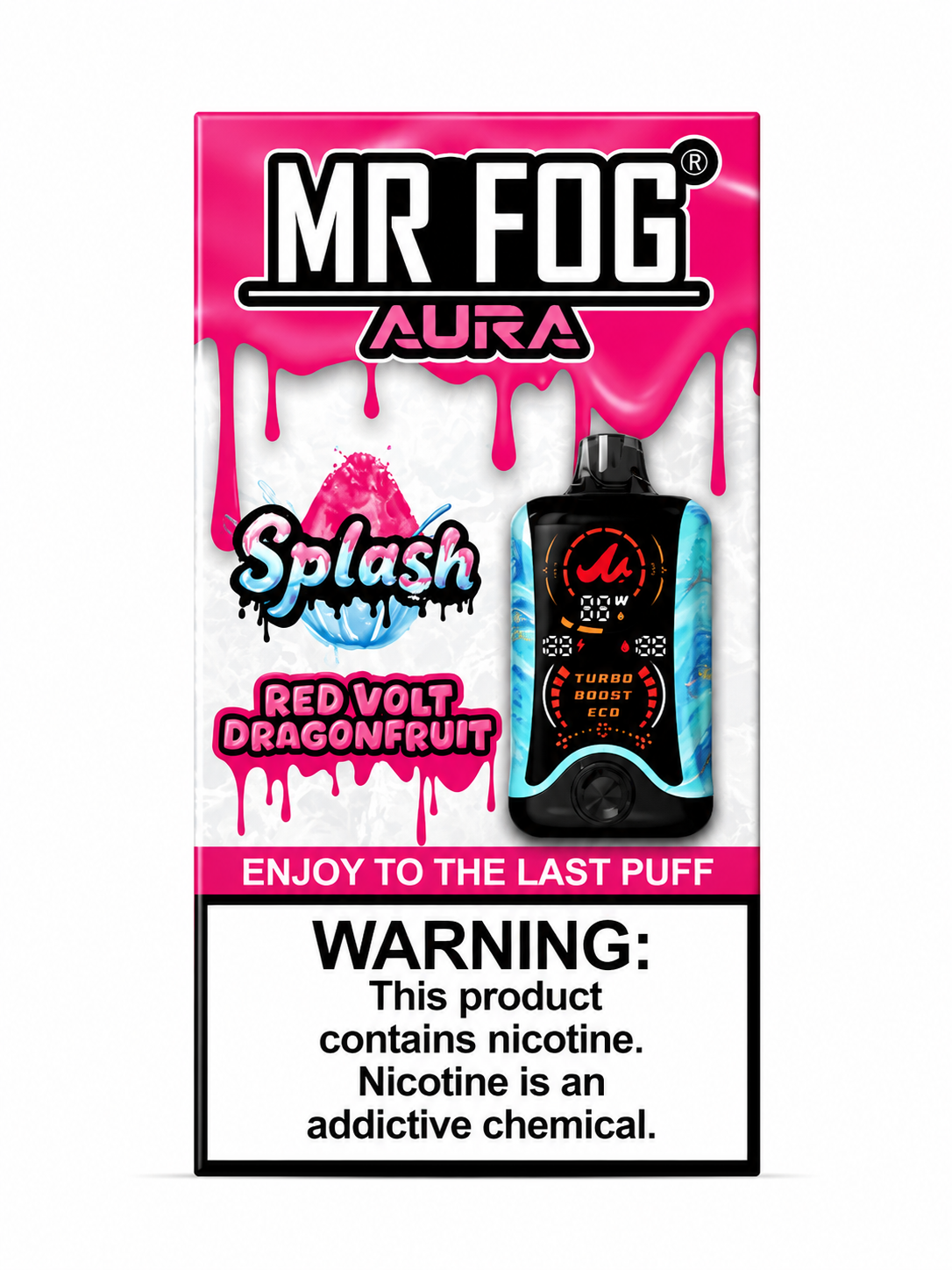 MR FOG AURA 60K Splash Red Volt Dragonfruit