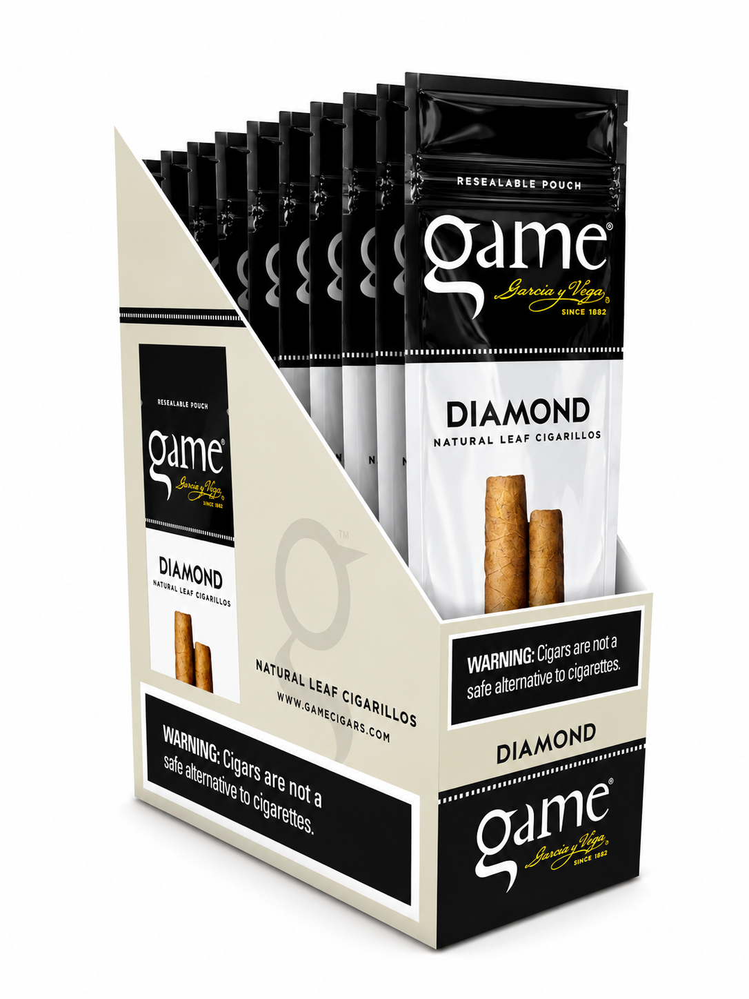 Game Cigar Diamond 2PK Box of 15 Pack
