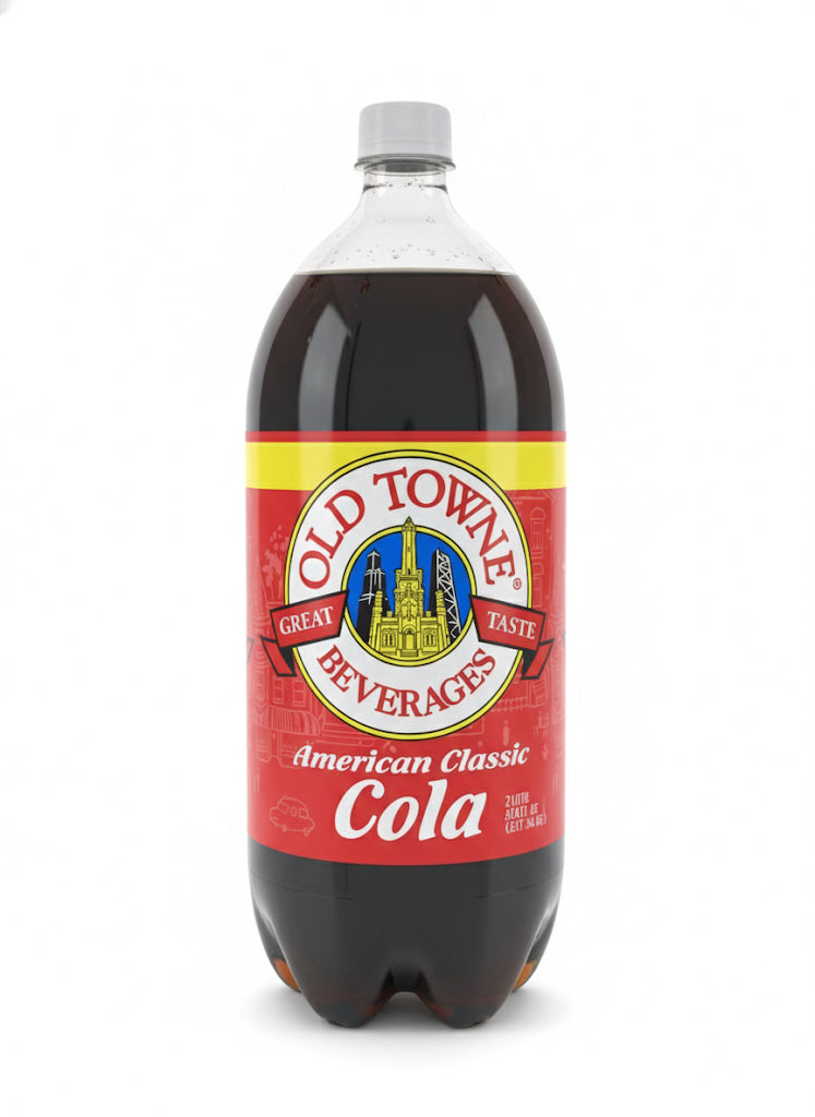 Old Towne Cola Soda Pop, 2 Liter
