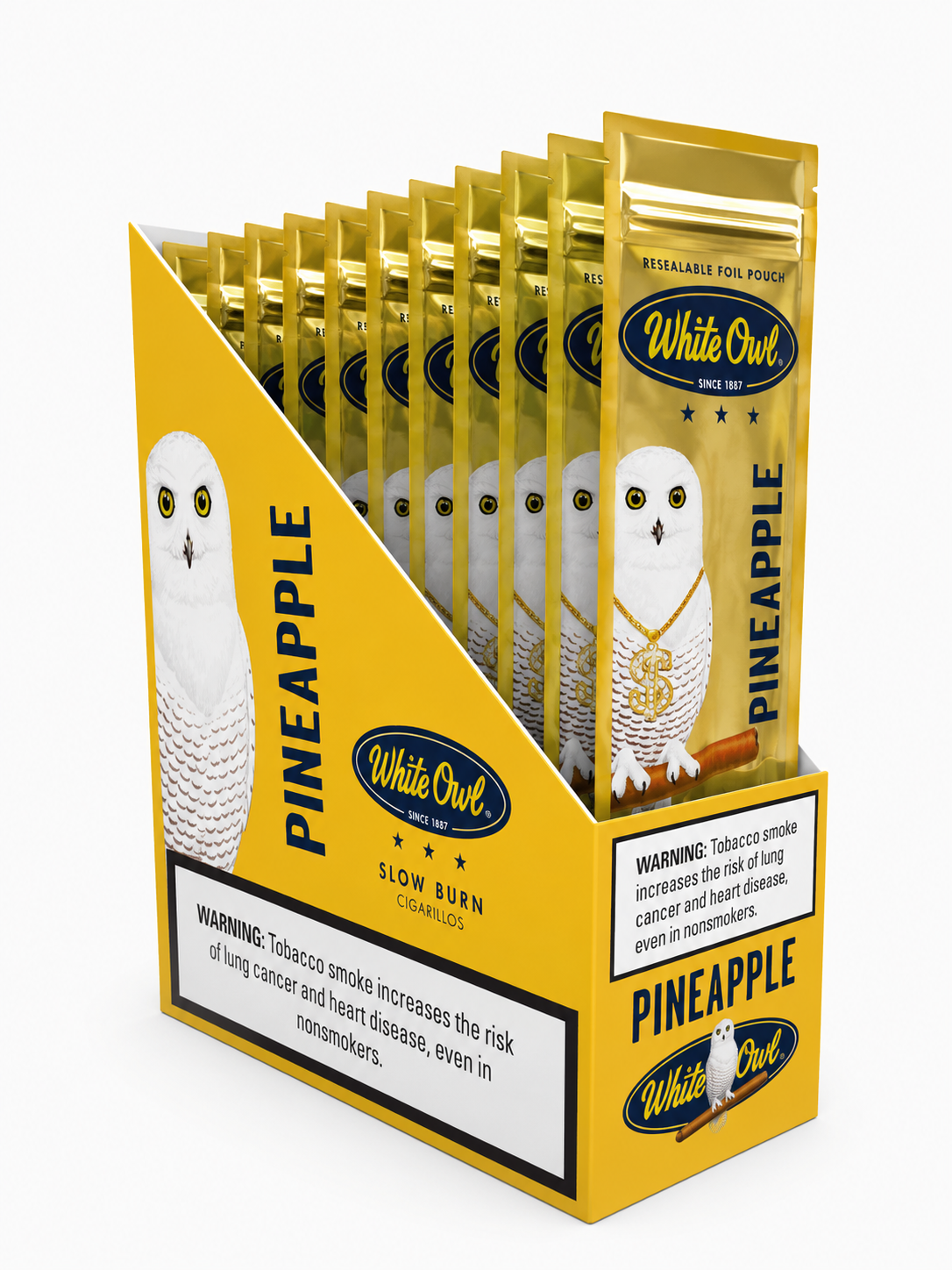 White Owl Pineapple 2pk Box of 15 Pack