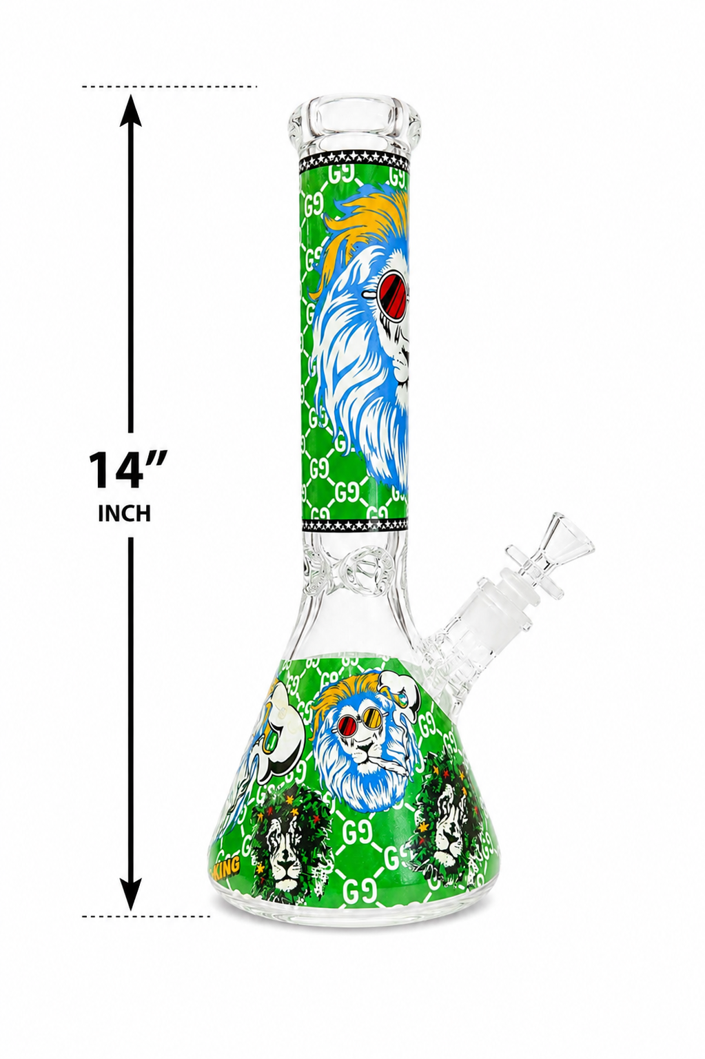 Glass Bong With Pipe #6
