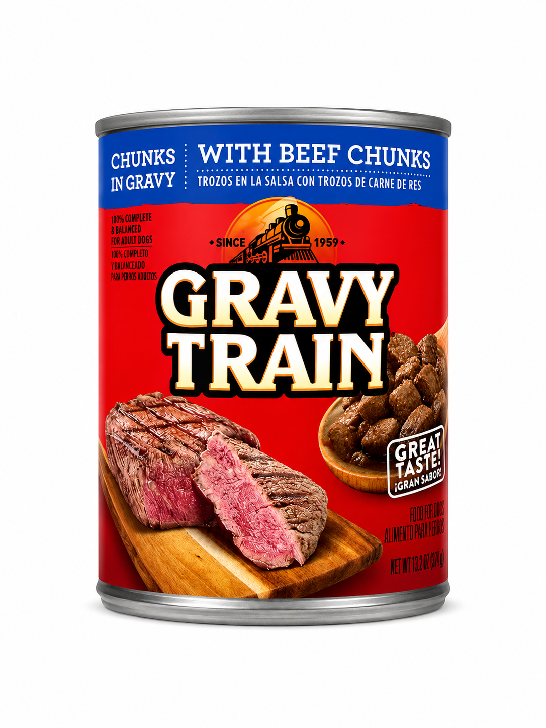 Gravy Train Chunks in Gravy with Beef Chunks Food for Dogs