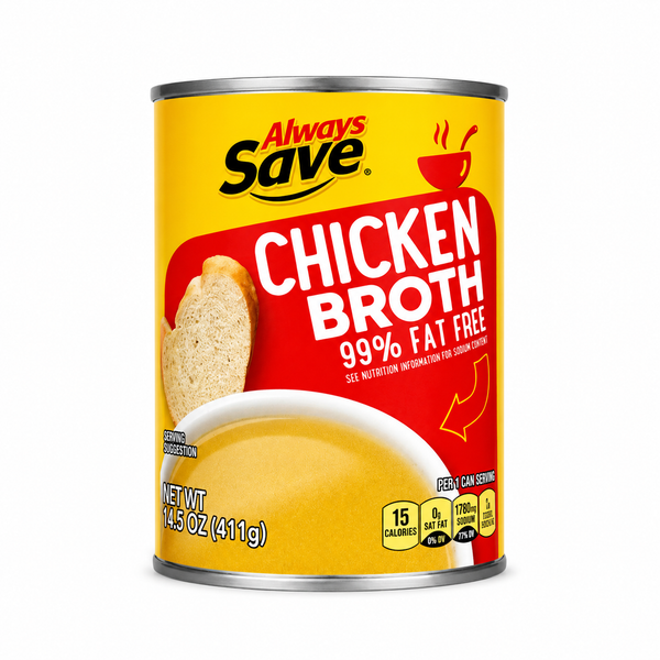Always Save Chicken Broth Soup 10.5oz