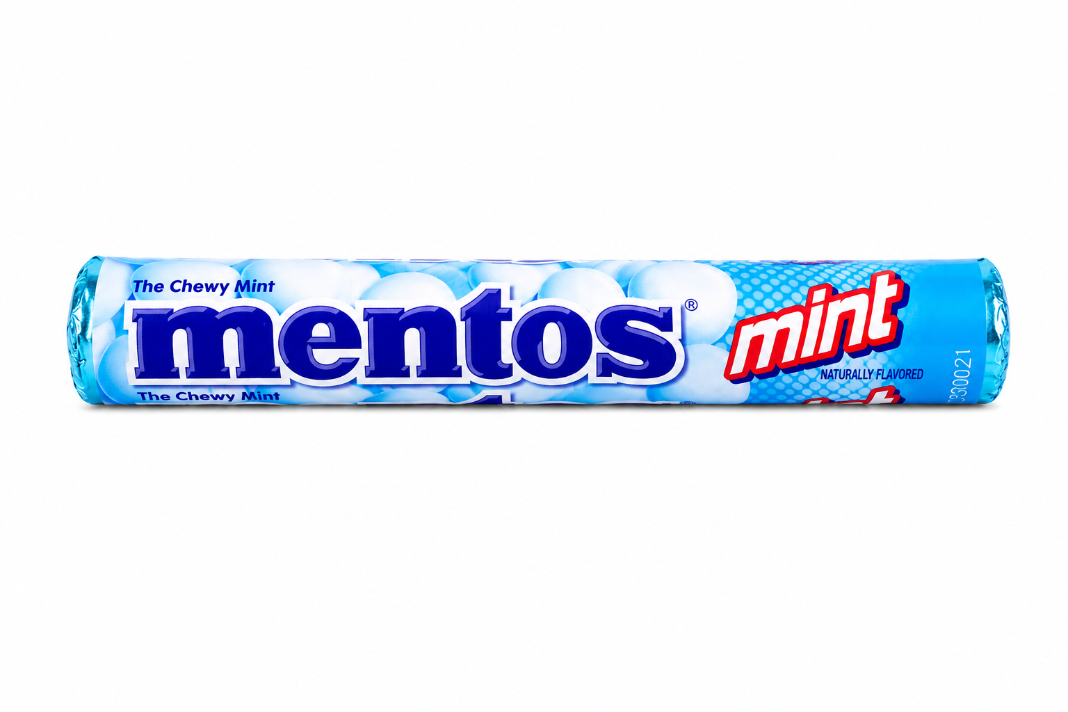 Mentos Chewy Mint Candy Roll, Mint, Regular Size 1.32oz