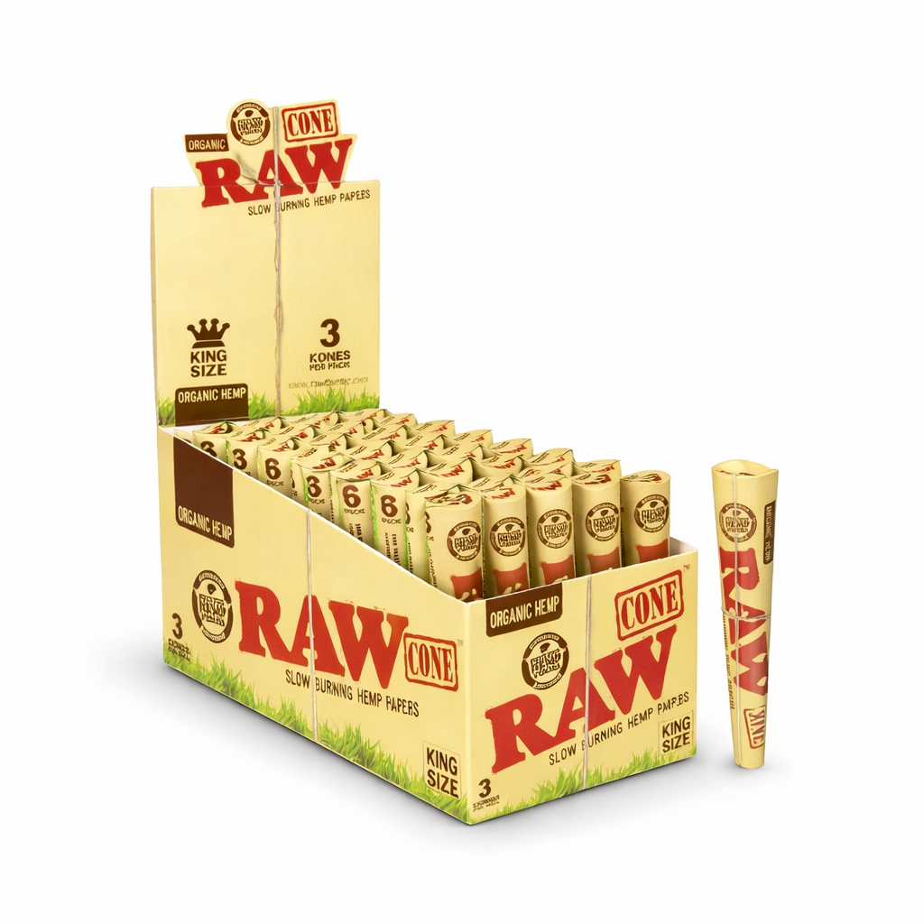 RAW ORGANIC CONES KING SIZE