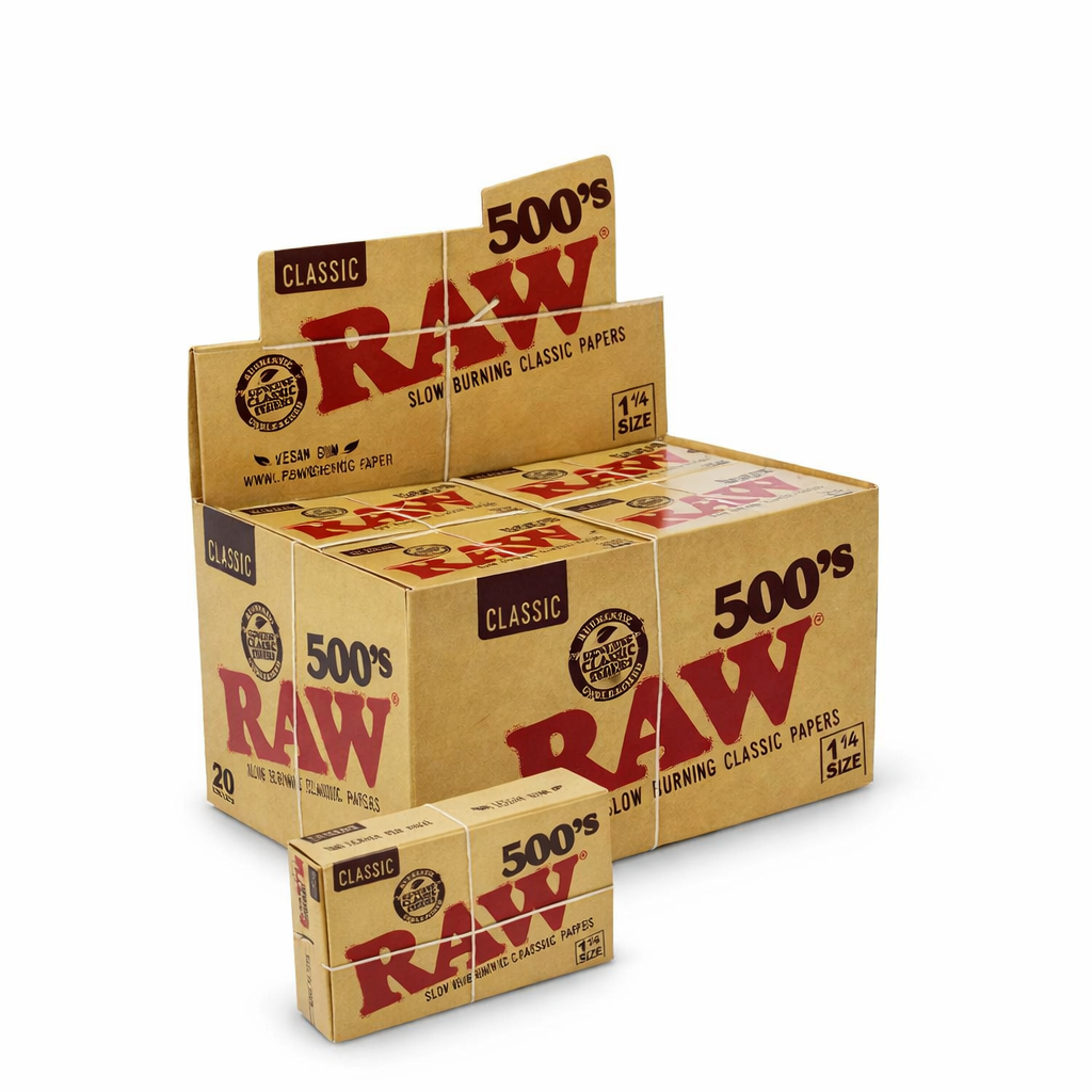 RAW CLASSIC CREASELESS 1 1/4 ROLLING PAPERS