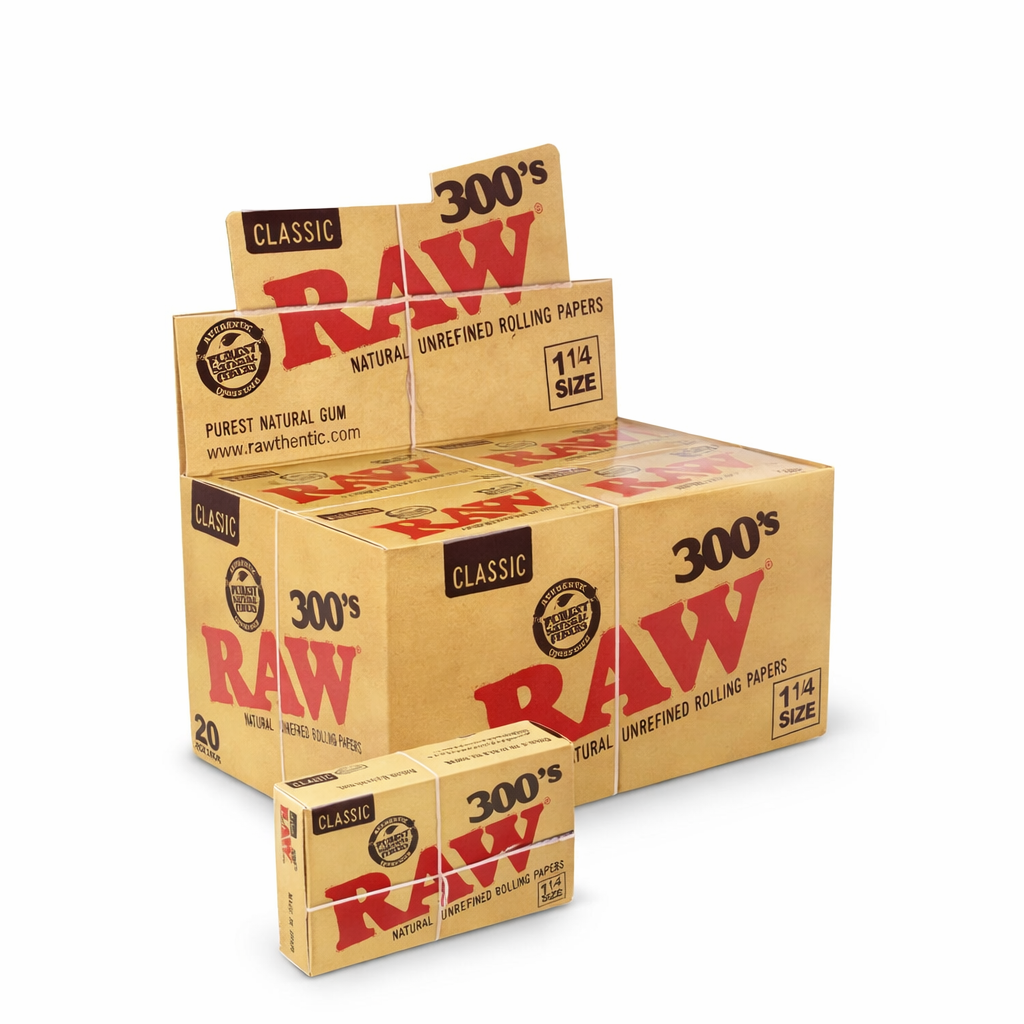 RAW CLASSIC CREASELESS 1 1/4 ROLLING PAPERS