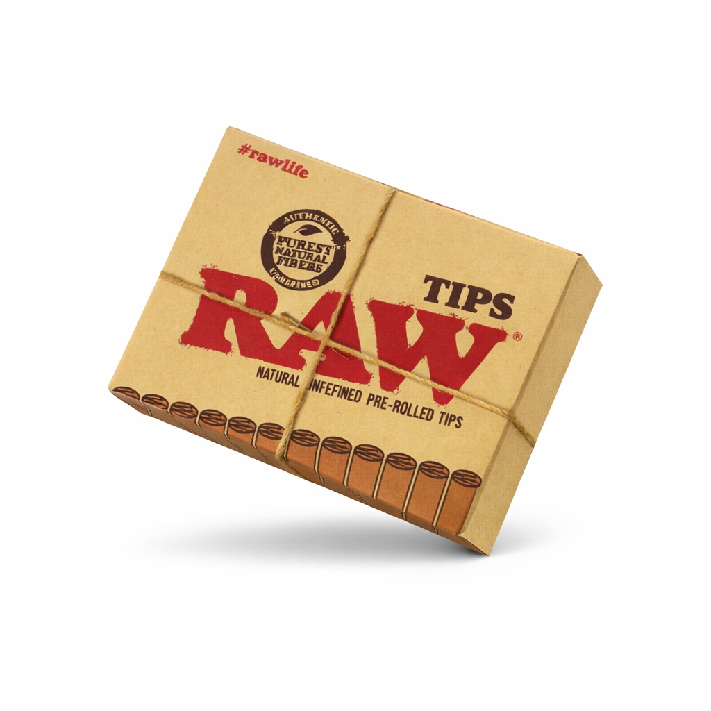RAW PRE-ROLLED TIPS 21 TIPS PER PACK