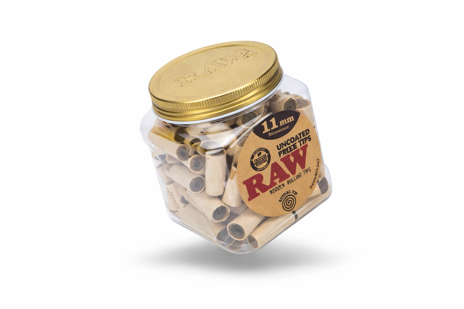 RAW UNCOATED TIPS 11MM DIAMETER