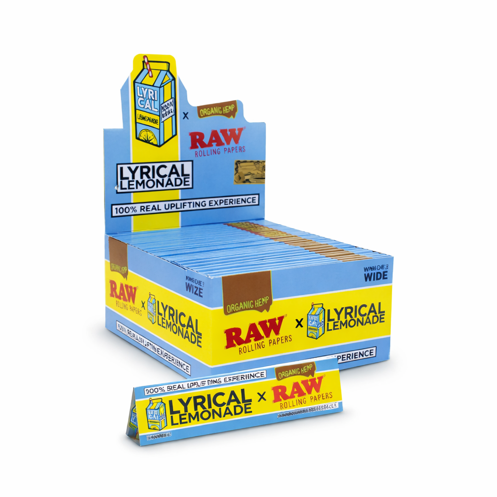 RAW X LYRICAL LEMONADE KING SIZE WIDE ROLLING PAPERS