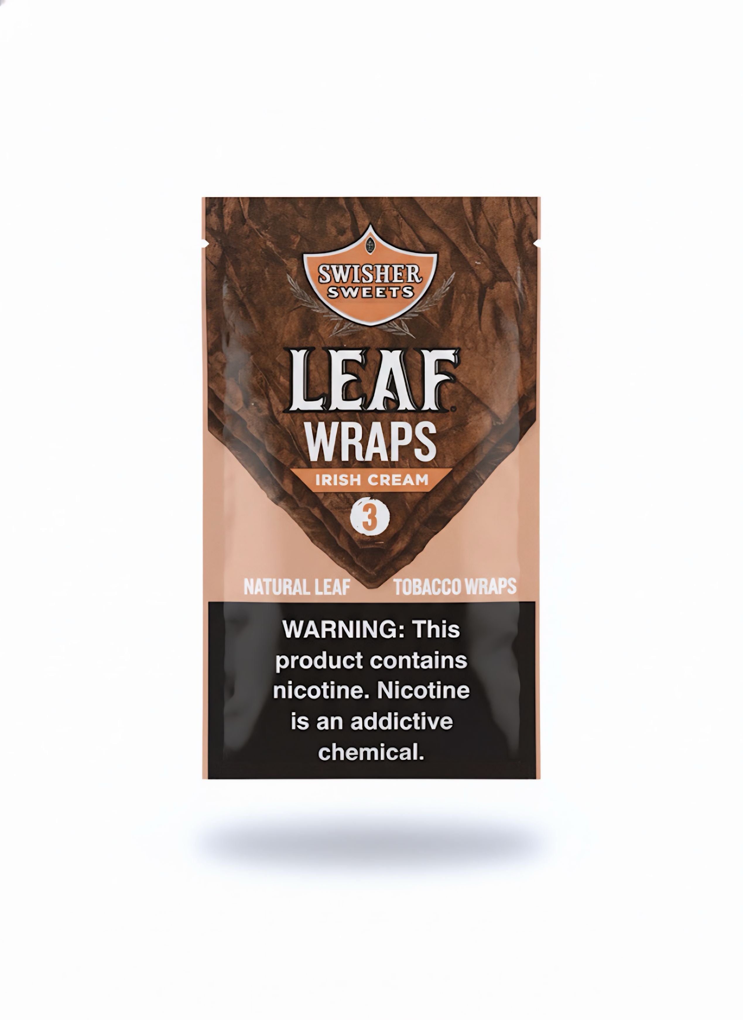 Swisher Leaf Wrap Irish Cream 3pk